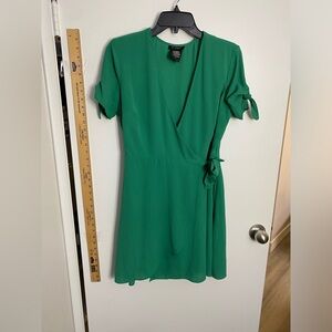 B. Smart Plunge Wrap Dress - 9